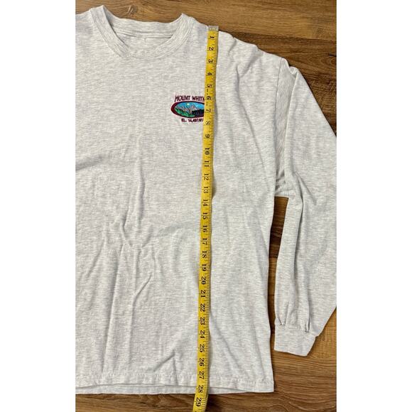Vintage “Mt Whitney” Long Sleeve Shirt Heathered Gray Size Large No Tag EUC - Picture 4 of 5